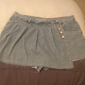 Never worn denim skort
